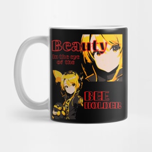 BEAUTY EYE OF THE BEHOLDER ANIME WITH BEE Mug